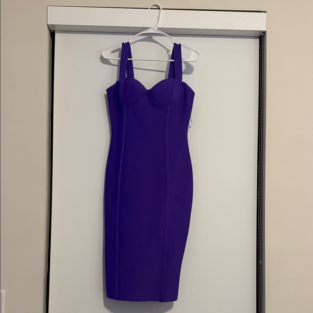 Elegant Purple Women's Dress